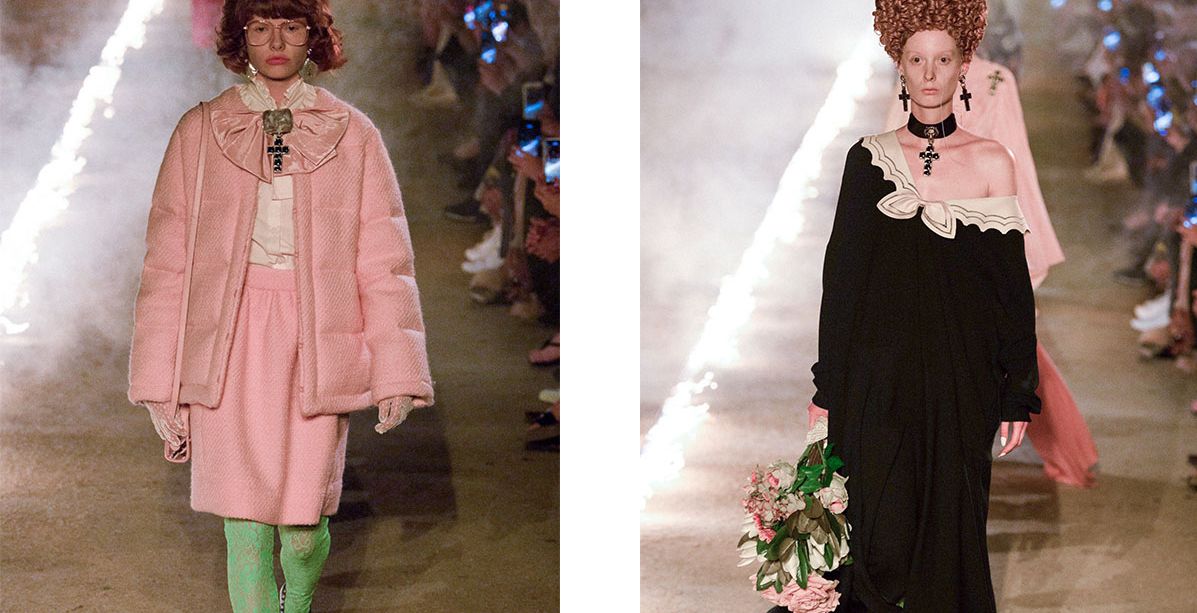 الياقة المدورة بالكشاكش من قوتشي