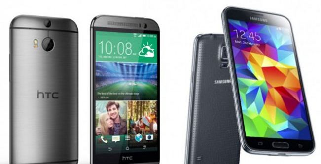 htc و جالكسي اس 5 