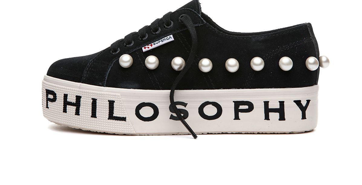 احذية Superga الرياضية بالتعاون مع علامة Philosophy
