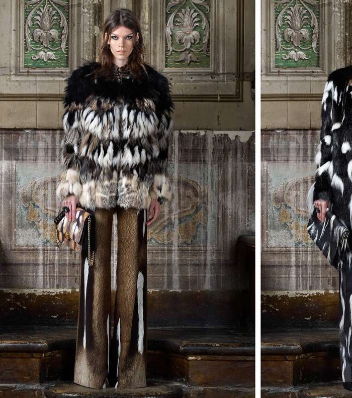 من مجموعة Pre Fall 2013 لروبرتو كافالي، إليك هذه الأزياء