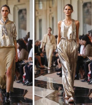 موضة الميتاليك لصيف 2014 من Trussardi