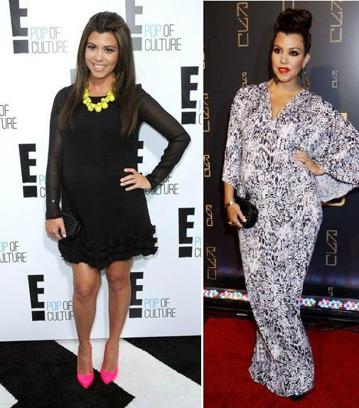 ملابس كورتني كارداشيان خلال حملها