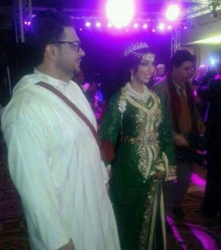 حفل زفاف مغربي راق، ودنيا تألقت بالقفطان