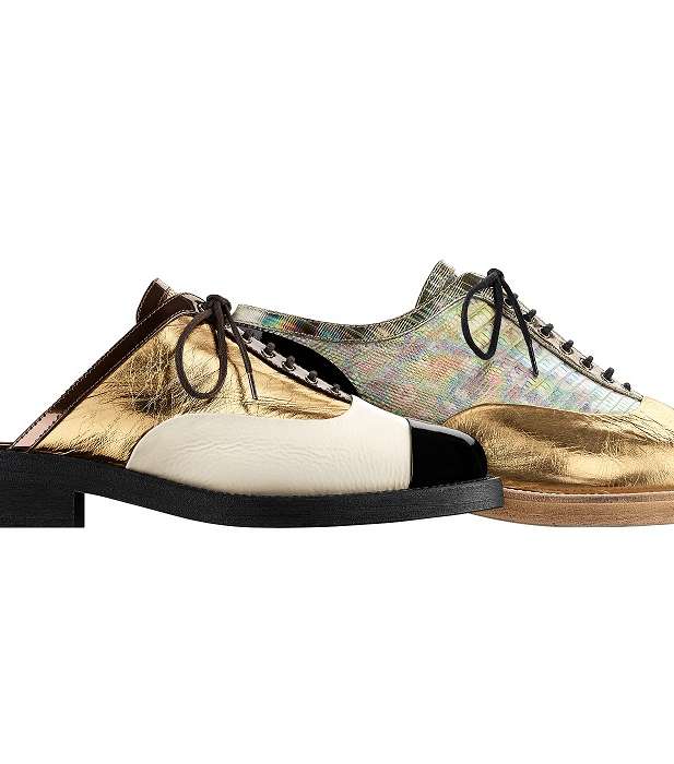 احذية Derbies المول من CHANEL من مجموعة كروز 2017