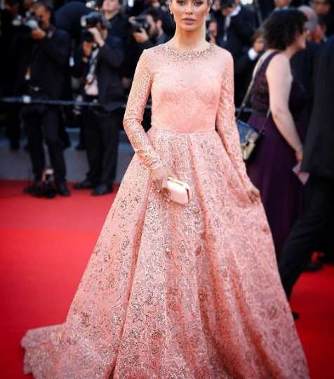 victoria bonya بفستان من جورج حبيقة في مهرجان كان السينمائي 2017