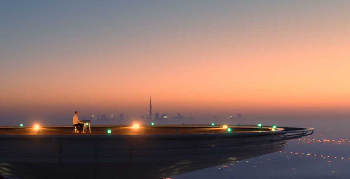 ريتشارد ميل وتوماس روسيل يحتفلان بدولة الامارات العربية المتحدة