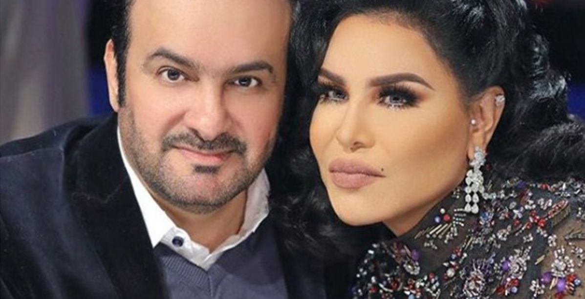 أحلام وزوجها مبارك الهاجري 