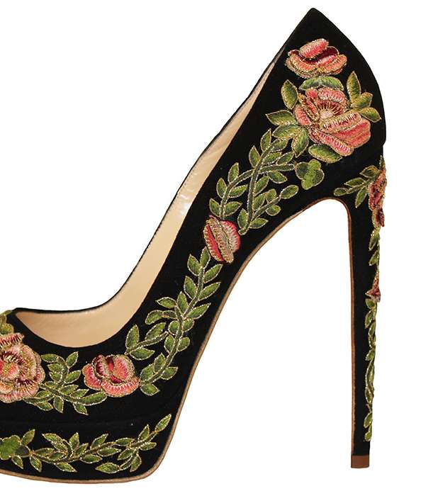 حذاء Rose المطبع بالازهار من ماركيزا