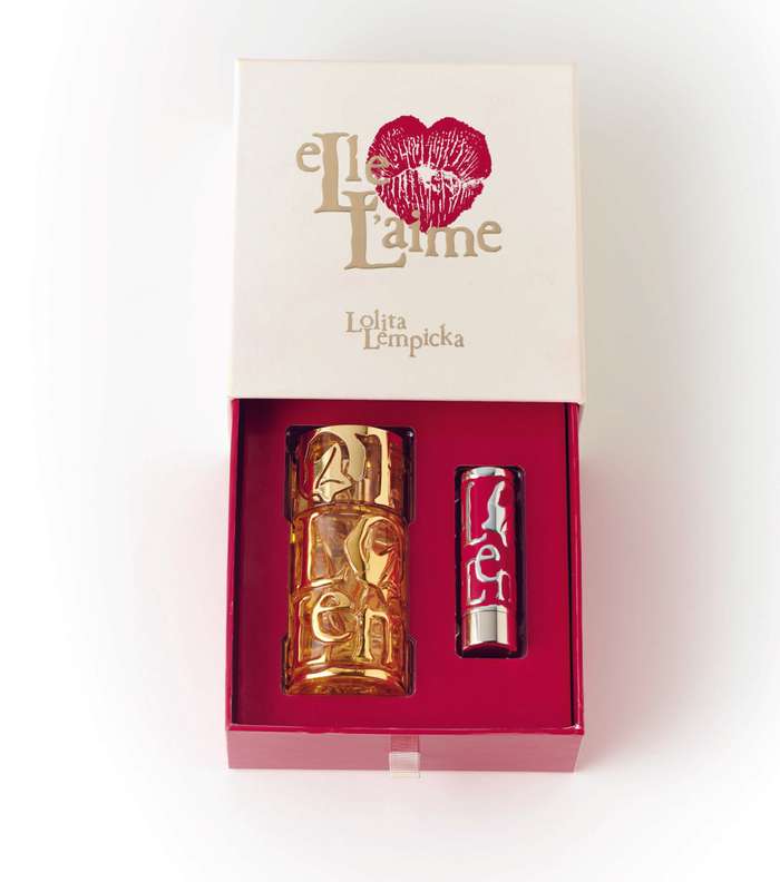 عطر Elle L'aime وحمرا الشفاه Mon Rouge الأول لعلامة Lolita Lempicka 