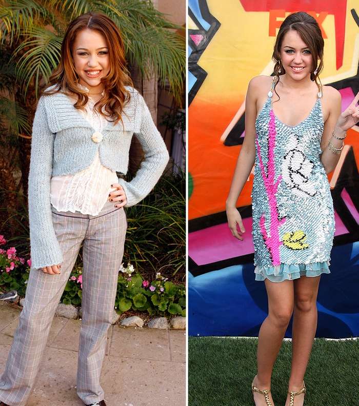 مايلي سايرس ترتدي الملابس الحيويّة أيام المراهقة