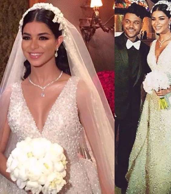 فستان زفاف ريما فقيه من المصمم اللبناني العالمي إيلي صعب