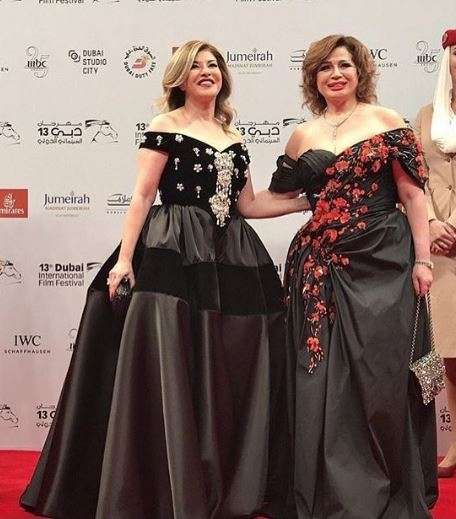 الهام شاهين وهالة سرحان في مهرجان دبي السينمائي
