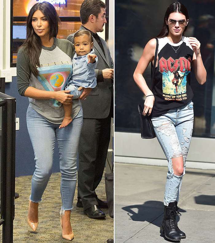 كينديل جينير تنافس كيم كارداشيان أناقة وتعتمدان الصيحات ذاتها