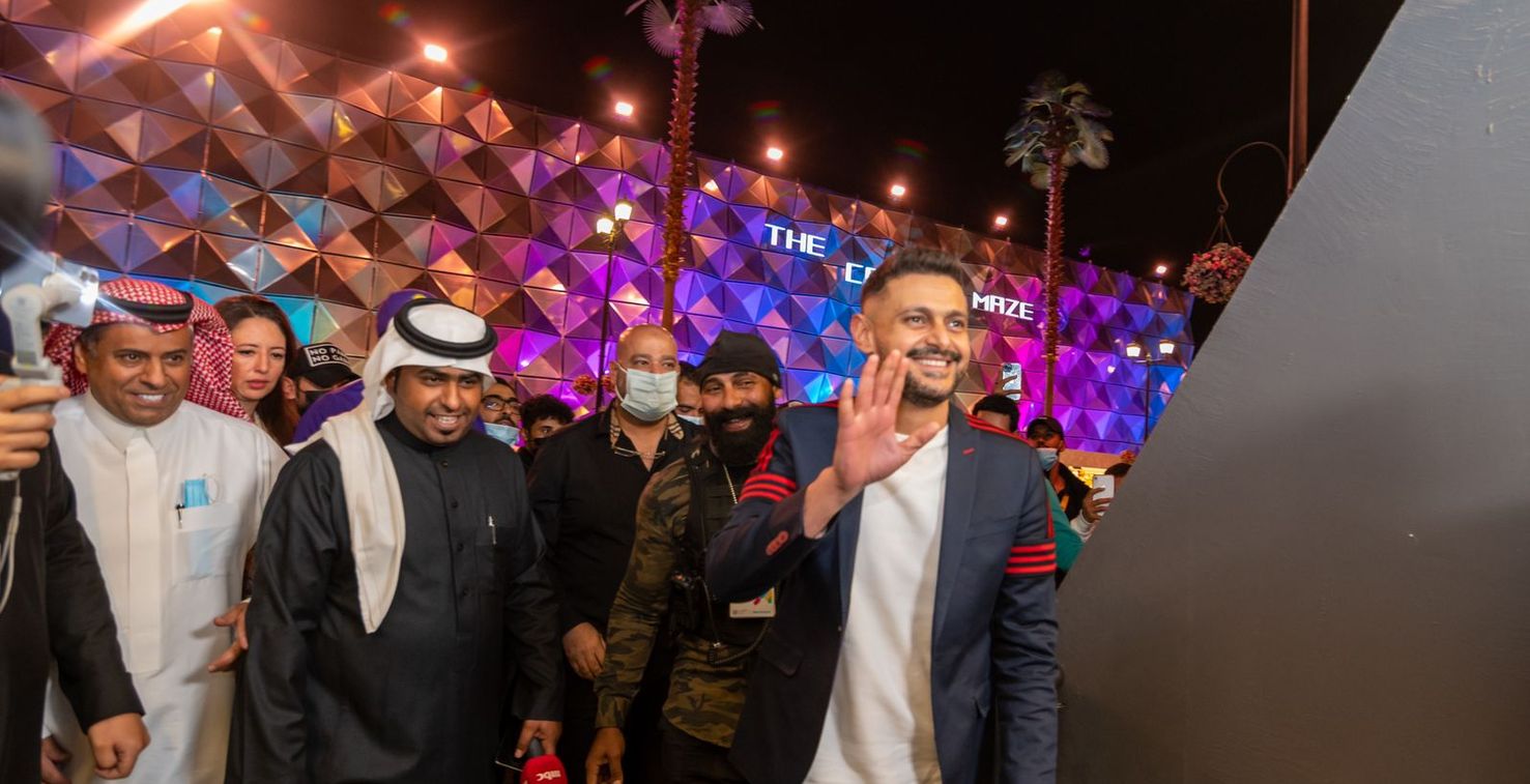 رامز جلال شخصيا في الرياض للاحتفال بفعاليات تجربة رامز وتصريحات عن برنامجه الرمضاني 