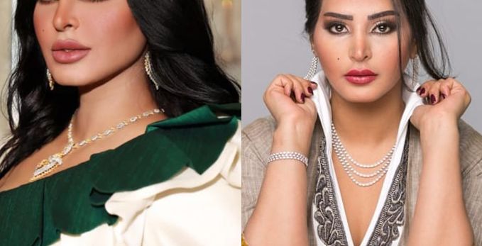 الصورة من حساب الفنانة ريم عبد الله على انستغرام أحدهما عام 2014 والأخرى حديثة 