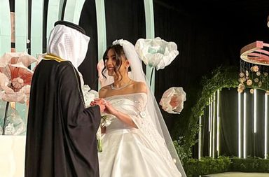 زفاف الإعلامية السعودية دونا الحسين الأسطوري حديث السوشل ميديا 