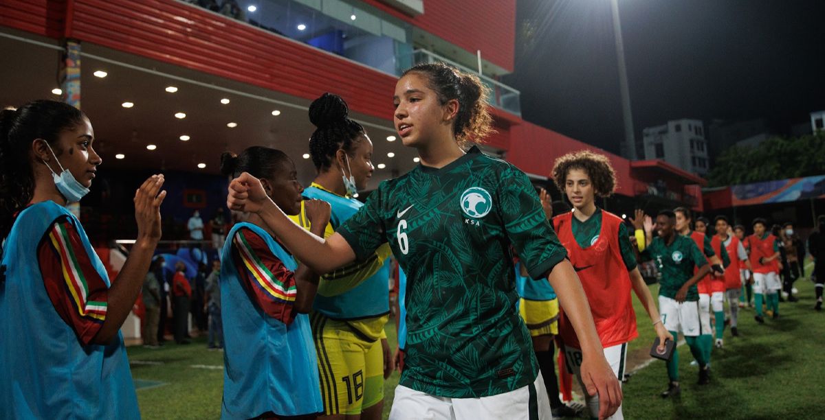 منتخب السعودية الأخضر للسيدات يفوز على منتخب سيشل في أول مباراة رسميّة