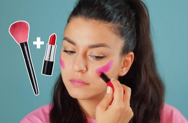 Lipstick, Cosmetics, Person