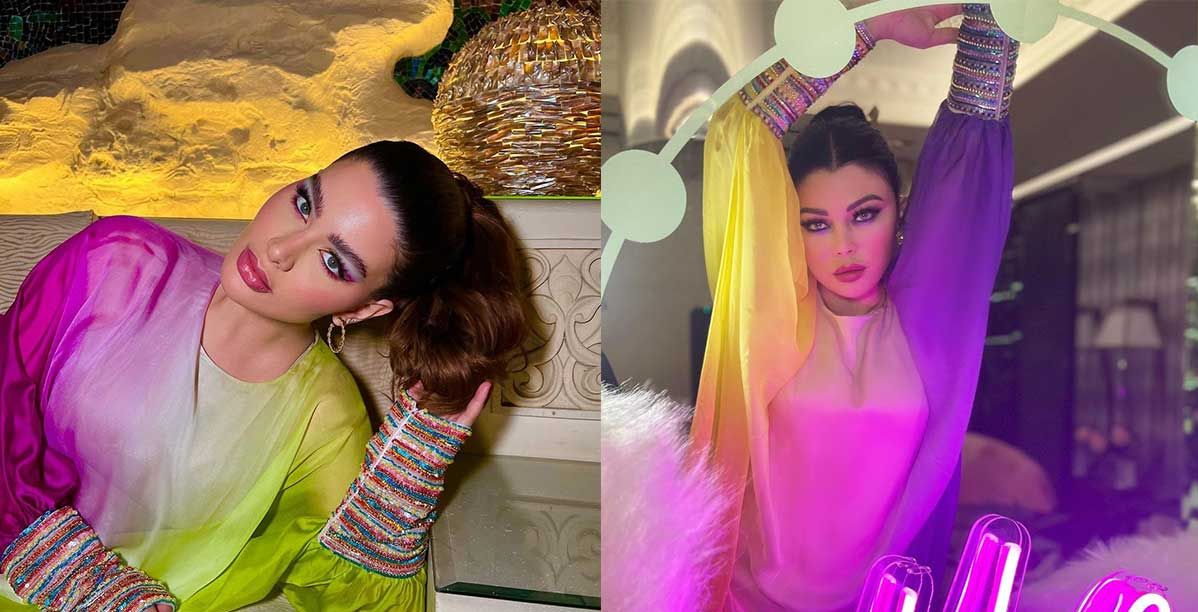 هيفاء وهبي وروان بن حسين بالاطلالة نفسها