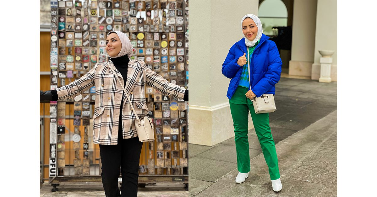لقطات تظهر أناقة إيناس في عطلتها