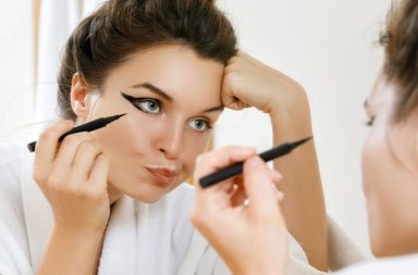 طريقة عمل أيلاينر العيون المبطنة